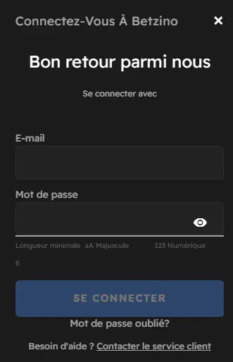 Connexion membre – accès sécurisé au compte avec identifiants et option 2FA